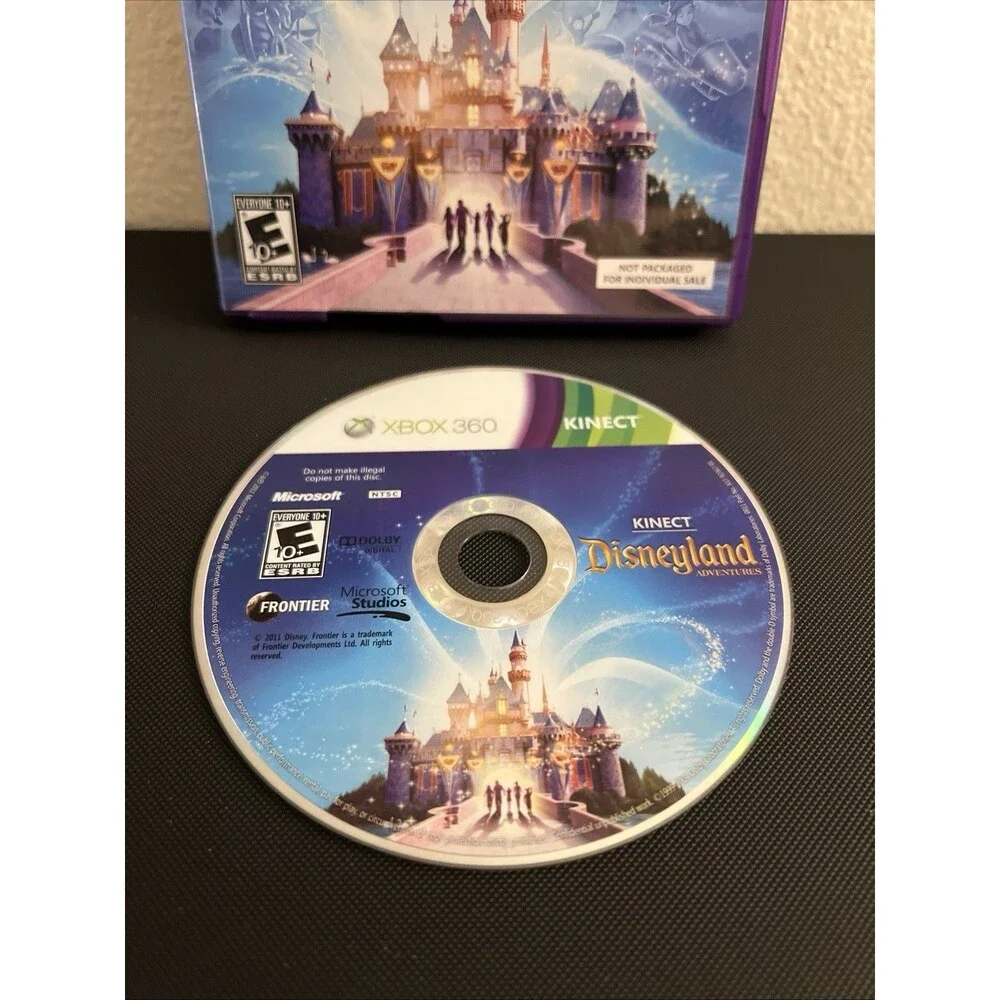 Kinect Disneyland Adventures Xbox 360 - Game & Case